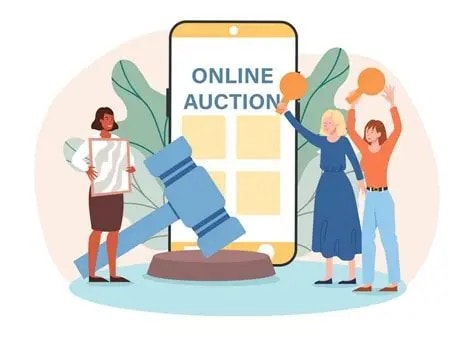 Online estate auction items